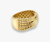 Gold Wide Statement Ring