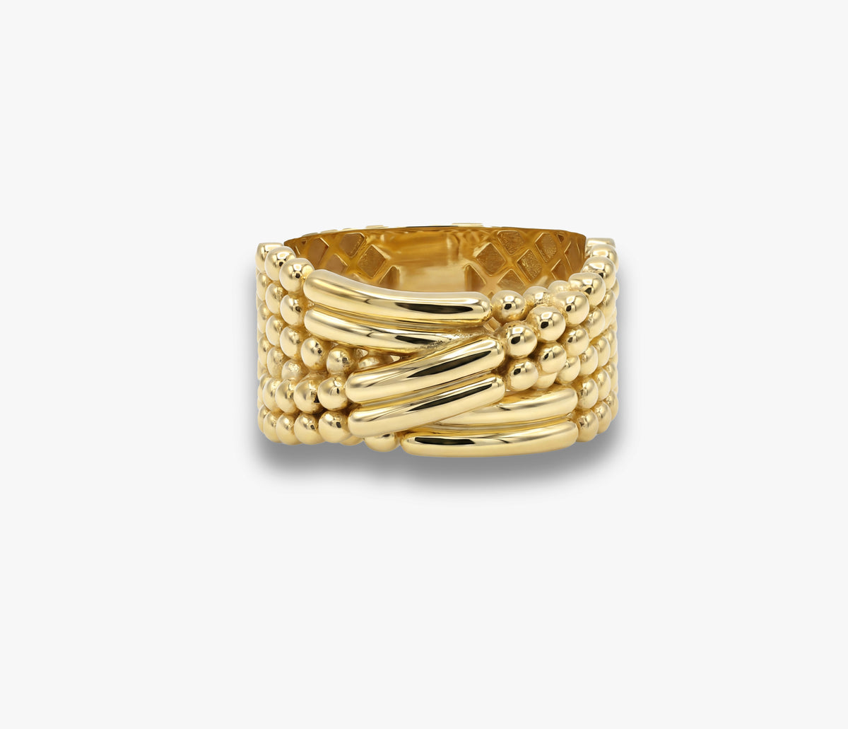 Gold Wide Statement Ring