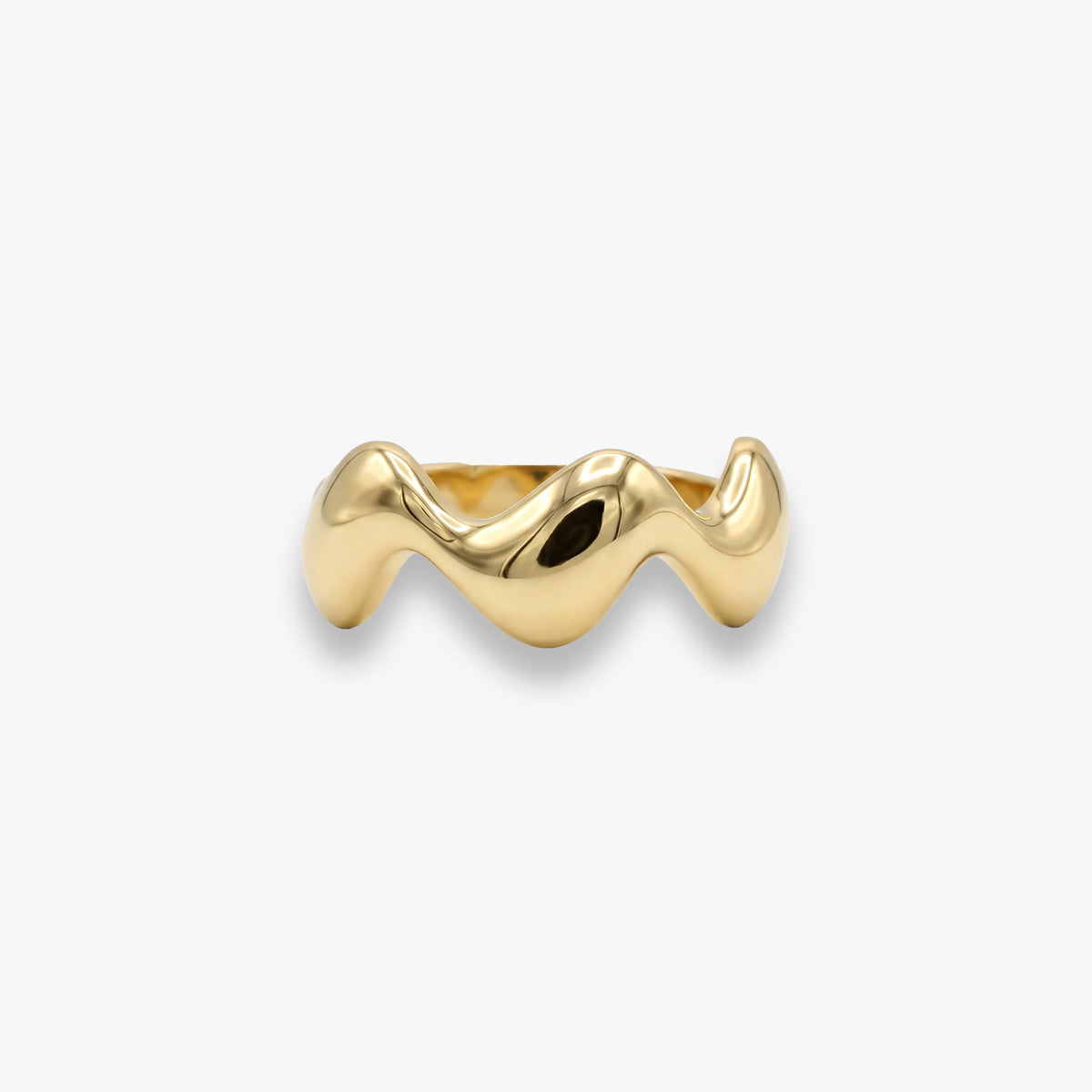 Gold Wave Ring