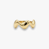 Gold Wave Ring