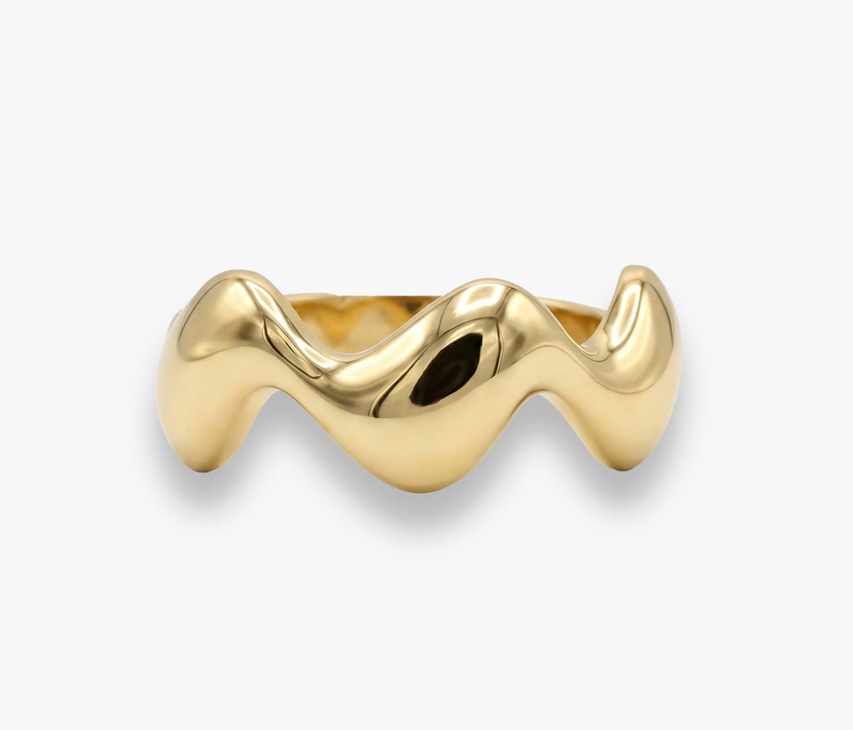 Gold Wave Ring