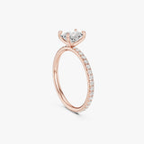 Cushion Cut Solitaire Engagement Ring