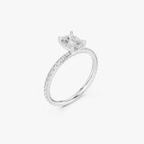 Cushion Cut Solitaire Engagement Ring