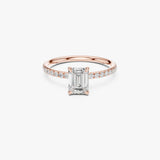 Emerald Cut Solitaire Ring