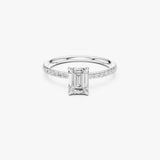 Emerald Cut Solitaire Ring