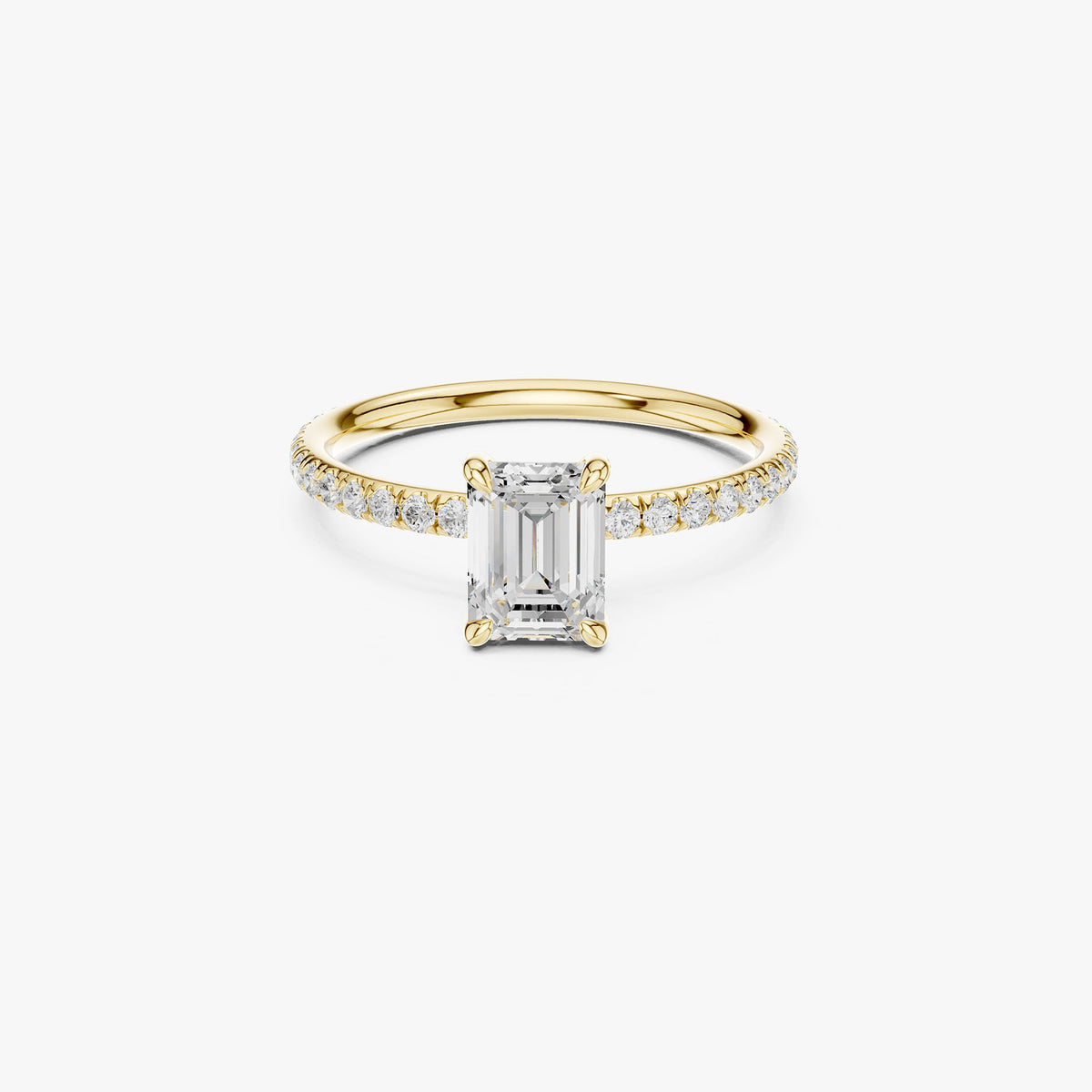 Emerald Cut Solitaire Ring