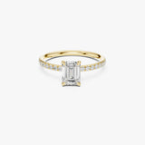 Emerald Cut Solitaire Ring