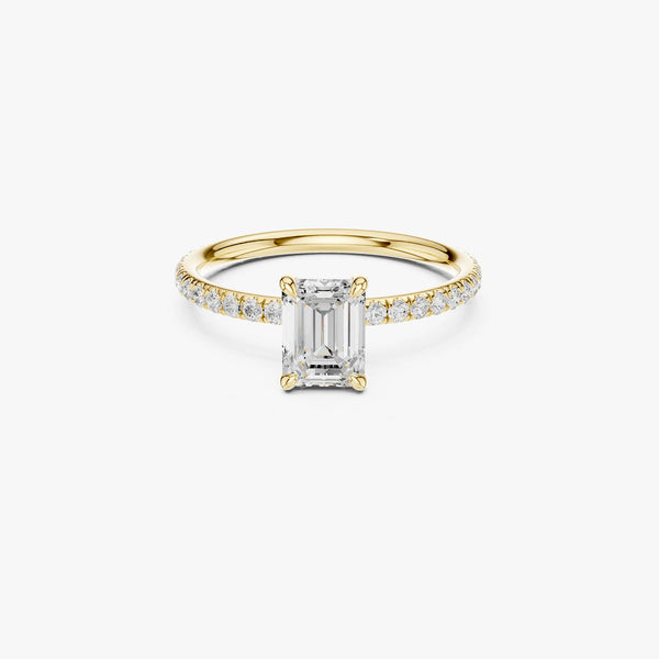 Emerald Cut Solitaire Ring