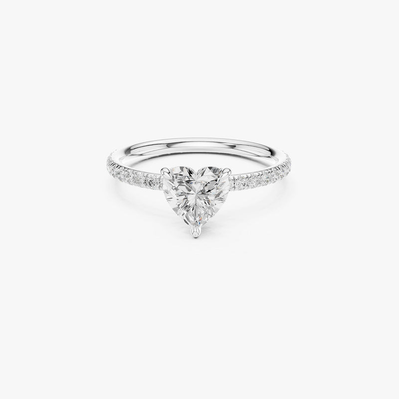 Heart Cut Diamond Engagement Ring