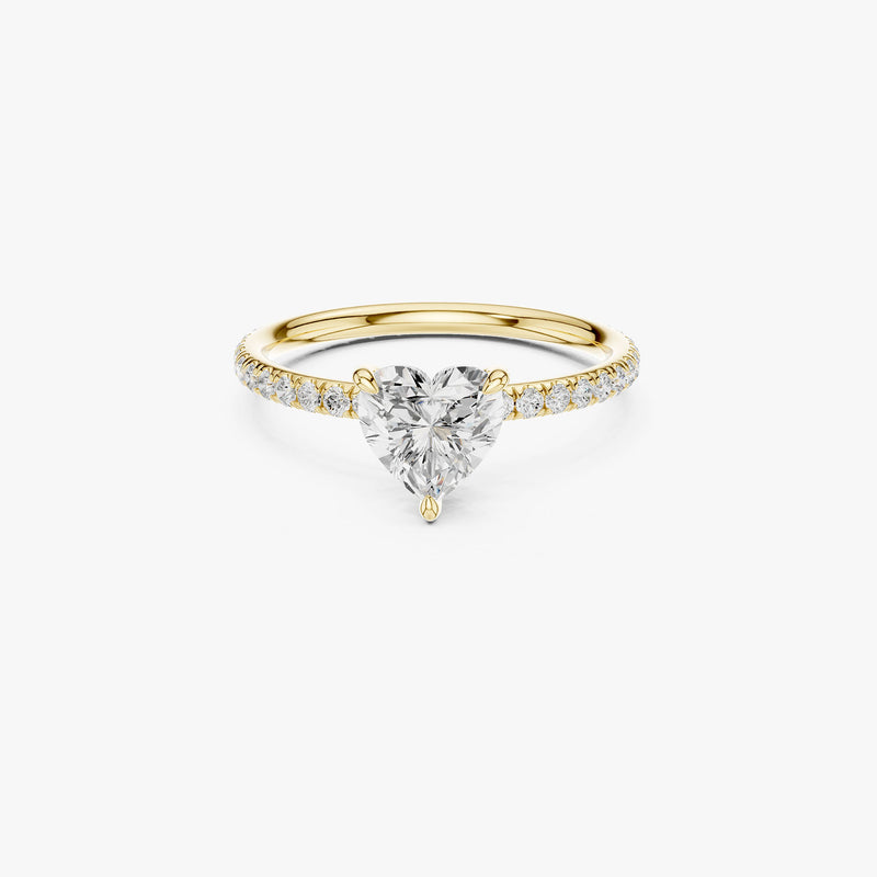 Heart Cut Diamond Engagement Ring