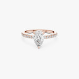 Pear Cut Solitaire Ring