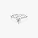 Pear Cut Solitaire Ring