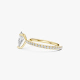 Pear Cut Solitaire Ring
