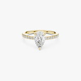 Pear Cut Solitaire Ring