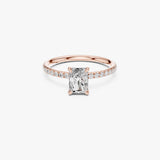 Radiant Cut Engagement Ring