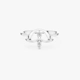 Nature Inspired Leaf Ring