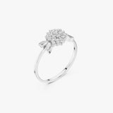 Floral Diamond Ring