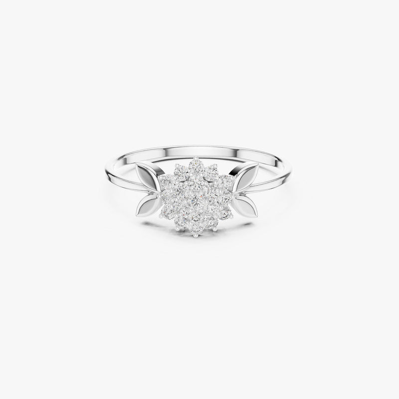 Floral Diamond Ring
