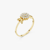 Floral Diamond Ring