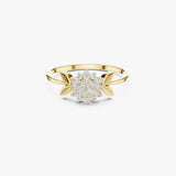 Floral Diamond Ring