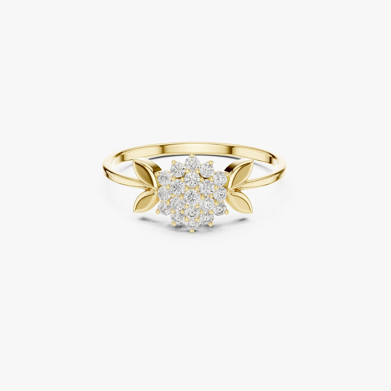 Floral Diamond Ring