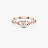 Gold Infinity Diamond Ring