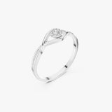 Gold Infinity Diamond Ring