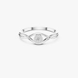 Gold Infinity Diamond Ring