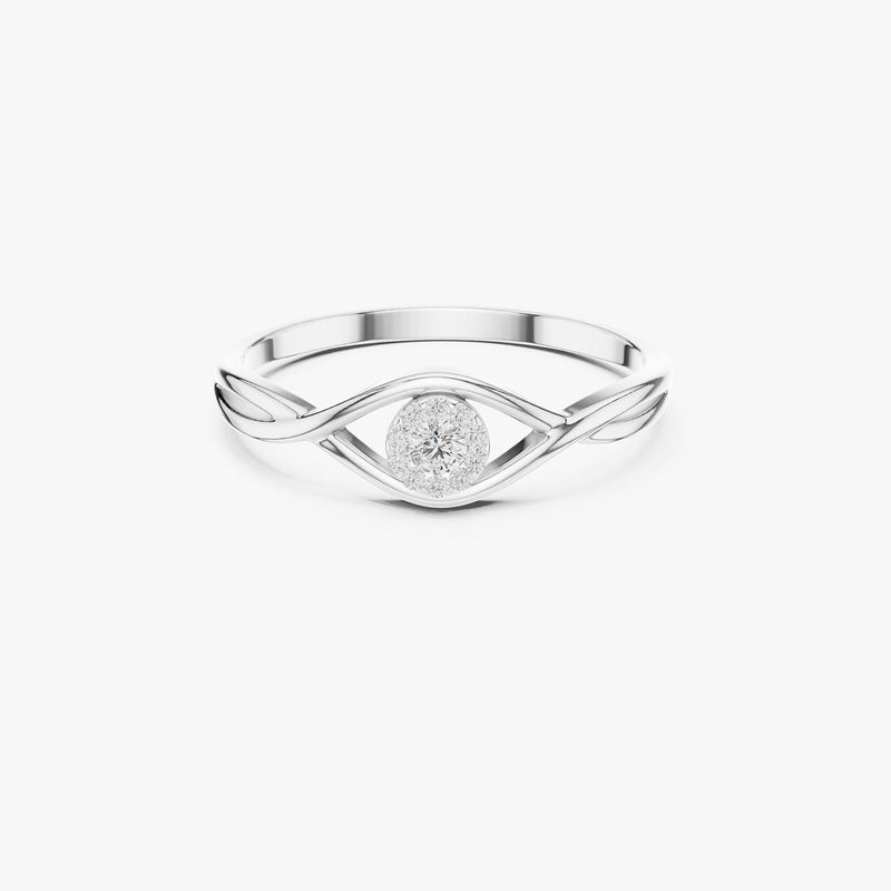 Gold Infinity Diamond Ring