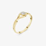 Gold Infinity Diamond Ring