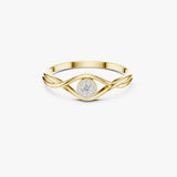 Gold Infinity Diamond Ring