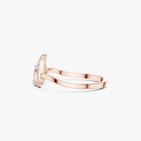 Gold Lotus Diamond Ring