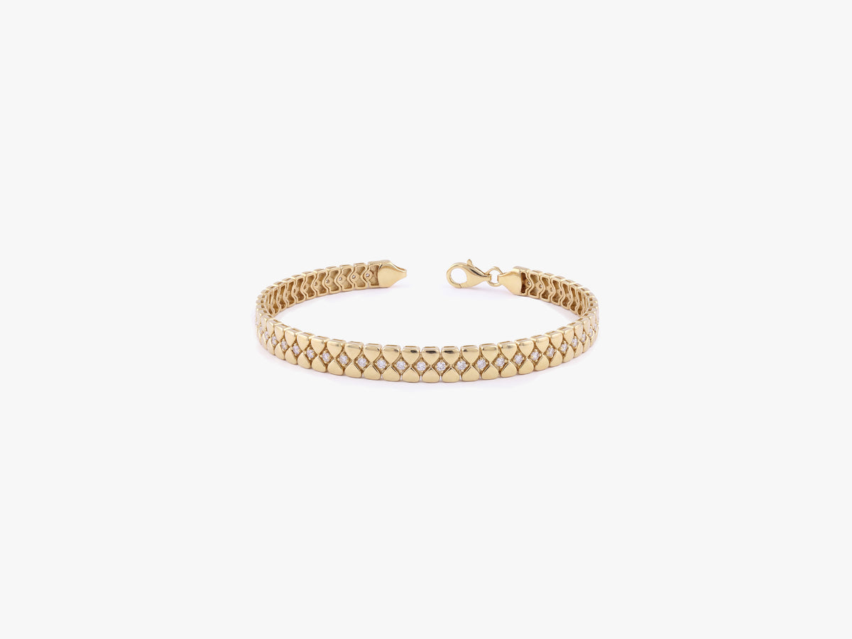 Diamond Accent Link Bracelet