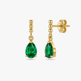 Pear Drop Earrings in Gold