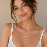 Gold Fish Pendant Necklace