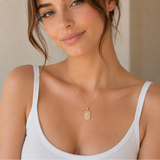 Gold Hamsa Hand Necklace