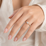 Diamond Solitaire Ring in Gold