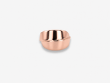 Modern Overlap Statement Gold Ring