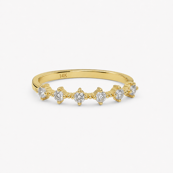 Petite Diamond Ring in Gold