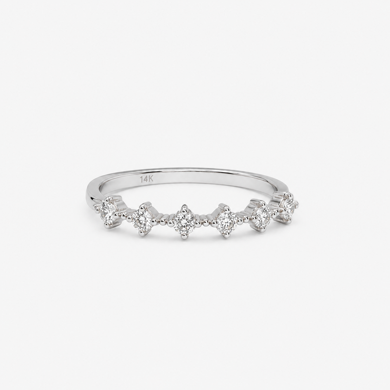 Petite Diamond Ring in Gold
