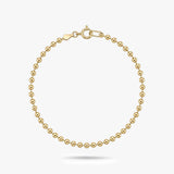 Solid Gold Bead Bracelet