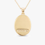 Gemini Zodiac Diamond Gold Necklace