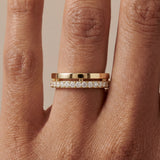 Diamond Double Band Ring