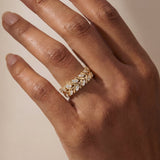 Gold Leaf Eternity Ring