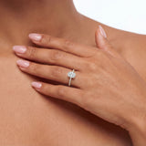 Cushion Cut Solitaire Engagement Ring