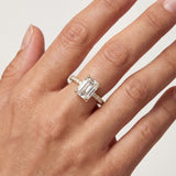 Emerald Cut Solitaire Ring