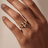 Nature Inspired Leaf Ring
