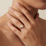 Floral Diamond Ring