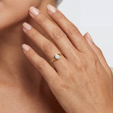 Gold Infinity Diamond Ring