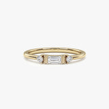 Baguette Diamond Trilogy Ring